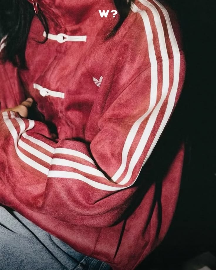 Retro Chinese Knot Track CNY maroon  Jacket – Vintage Streetwear Zip-Up in Burgundy Red.