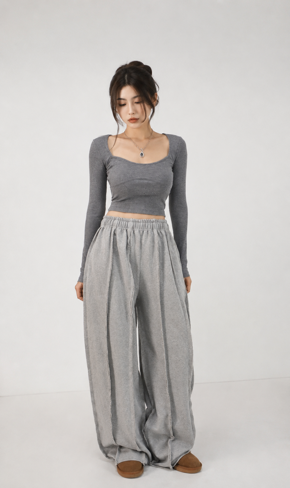 Exposed Seam Sweatpants – Raw Hem Streetwear Joggers