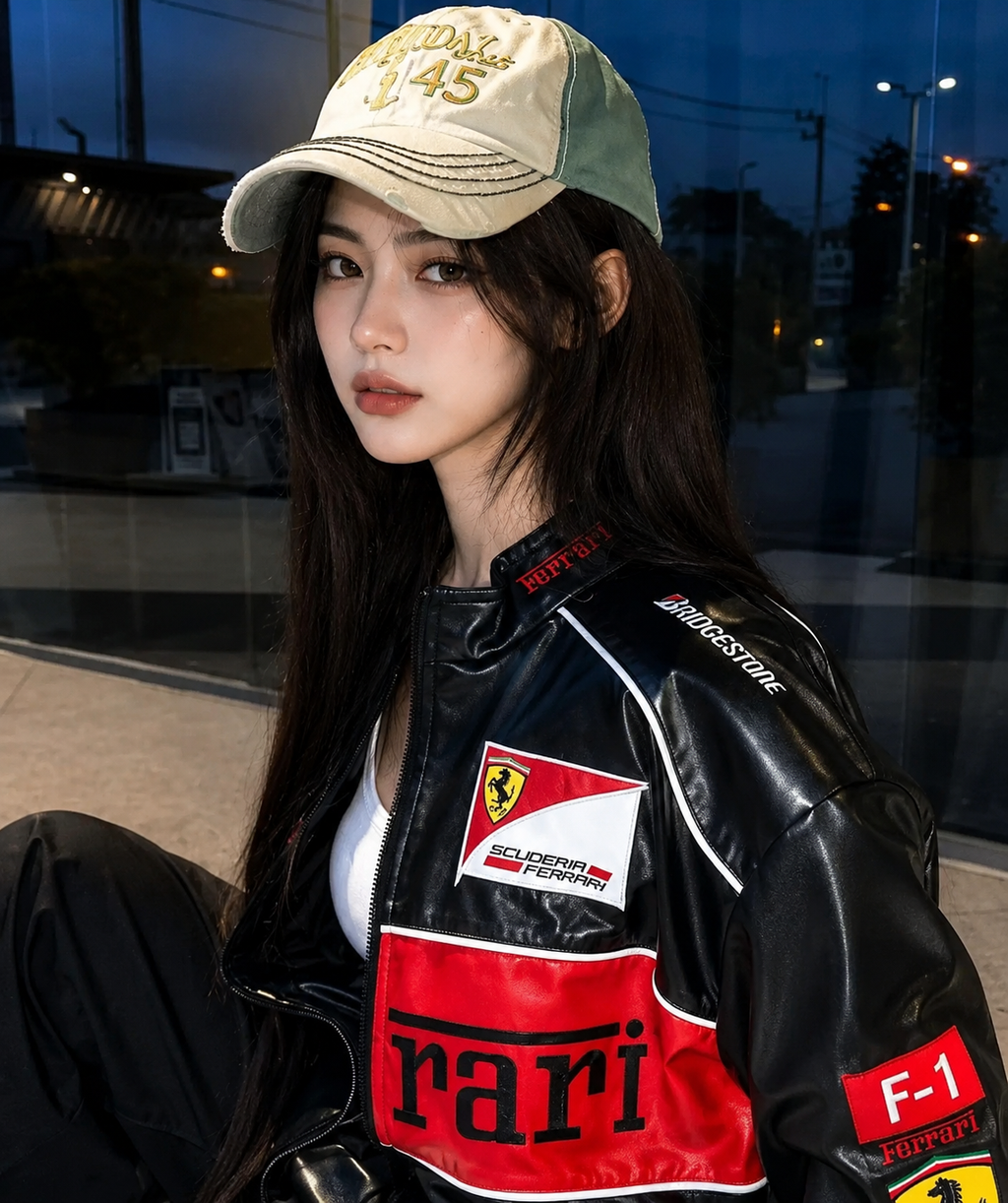 Ferrari Leather Jacket – Premium F1 Racing Style