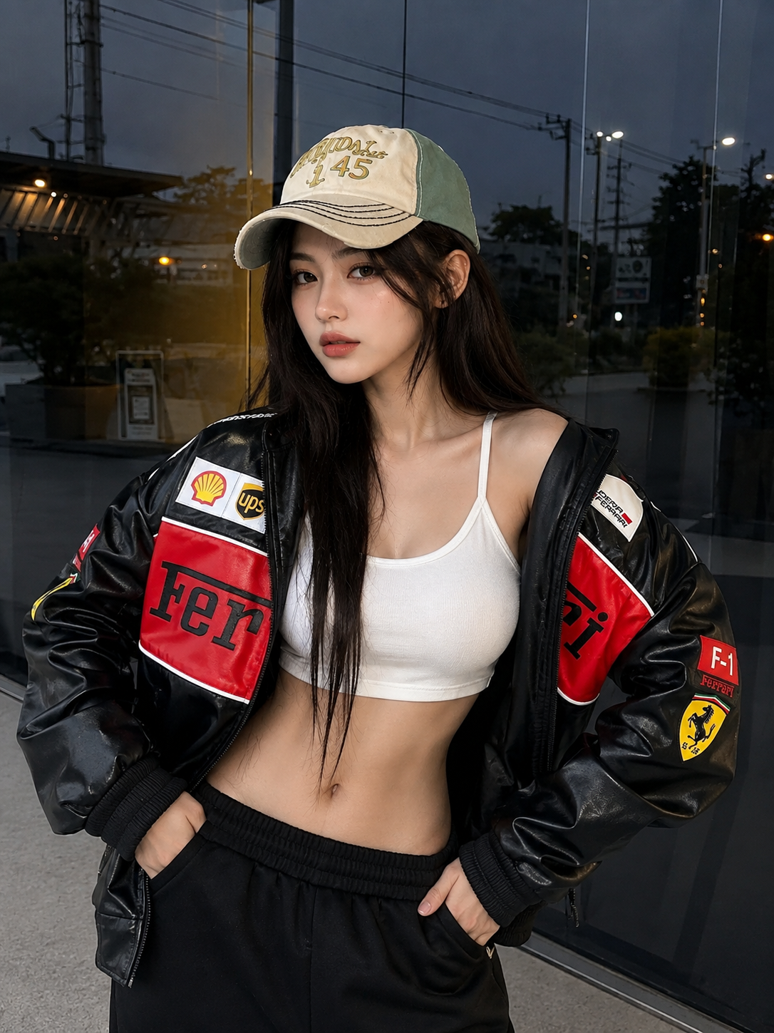 Ferrari Leather Jacket – Premium F1 Racing Style