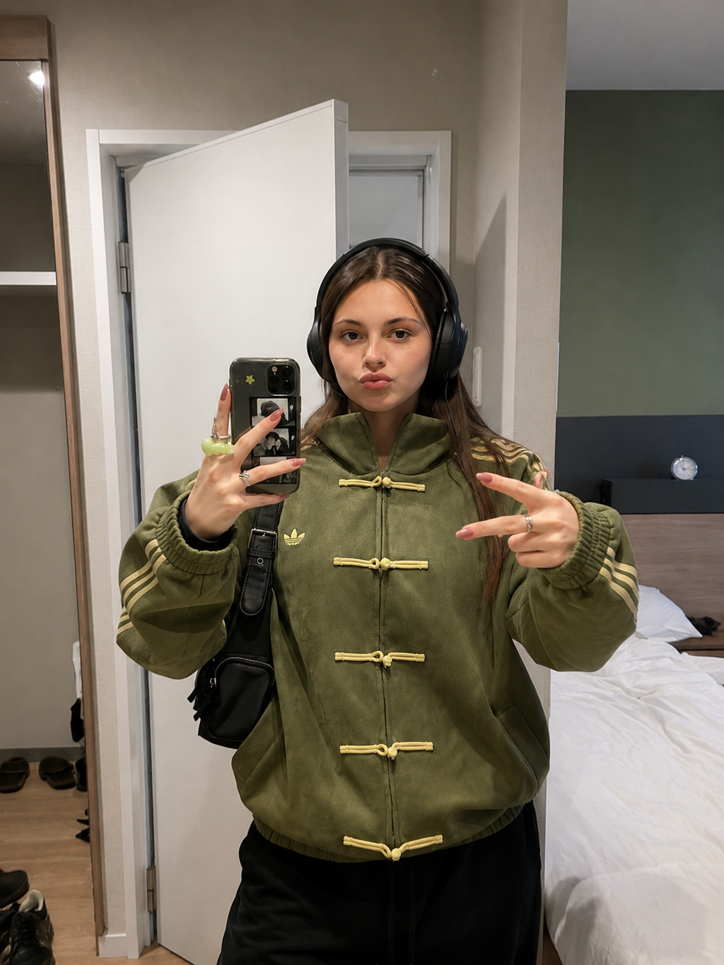 VANZI Olive CNY Jacket – Heritage Meets Streetwear