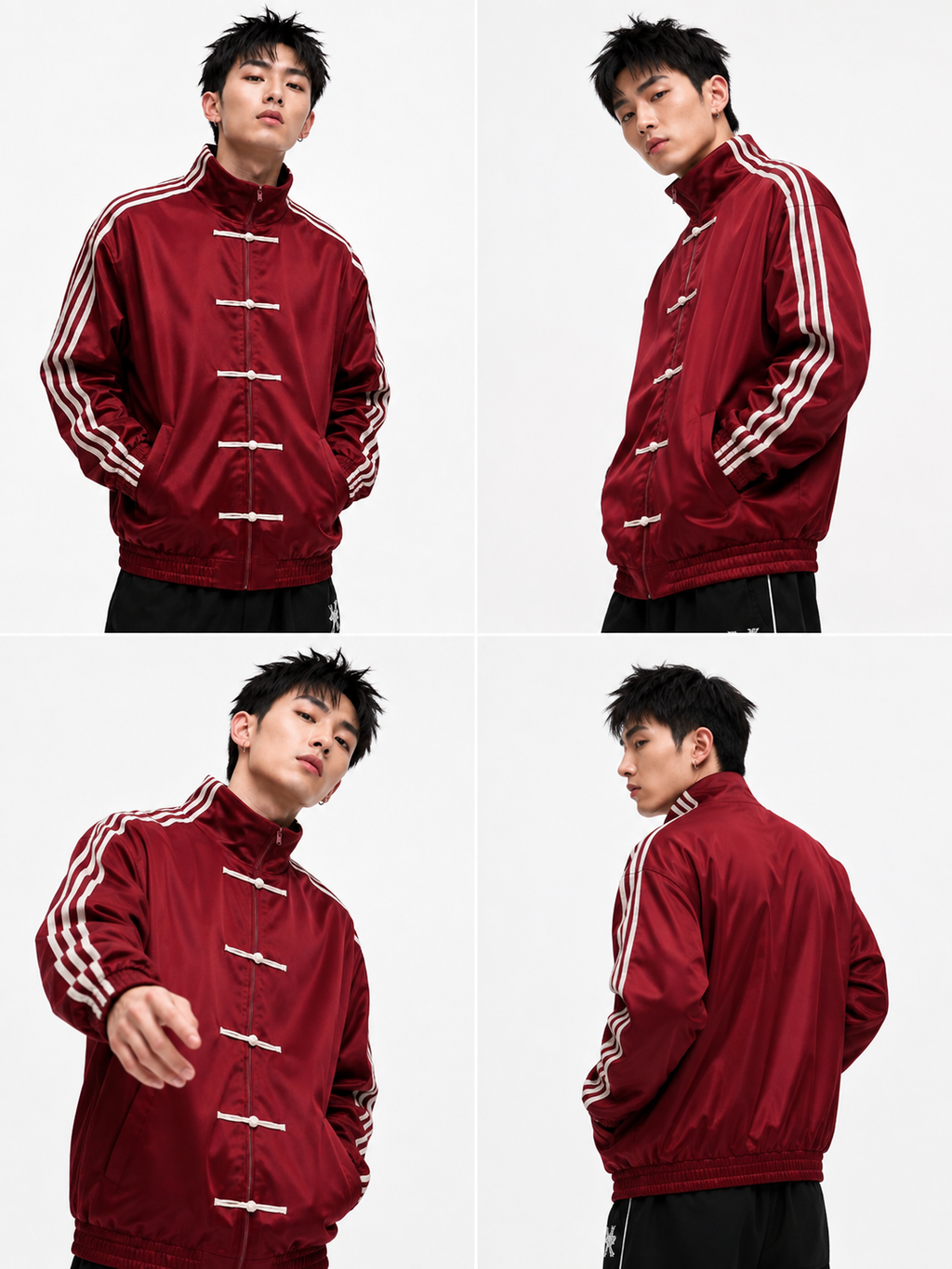 VANZI-MAROON CNY JACKET
