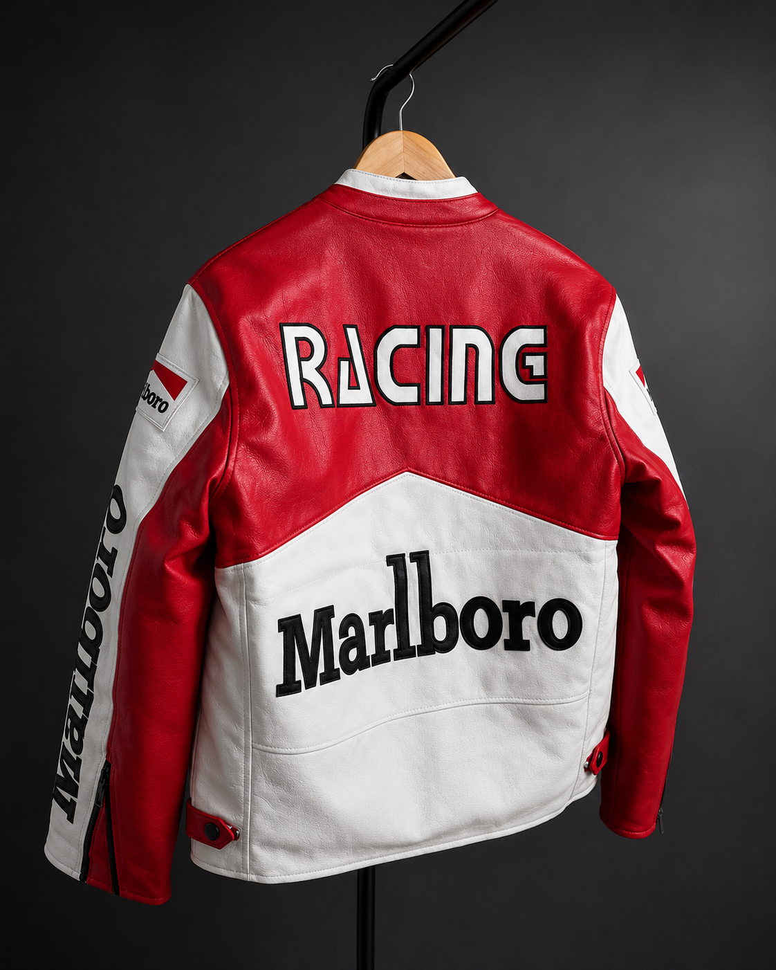 Marlboro Jacket – Vintage F1 Racing Leather Vanzi