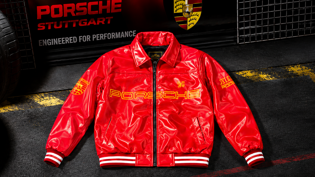 Vanzi Porsche 911 Racing Bomber Jacket