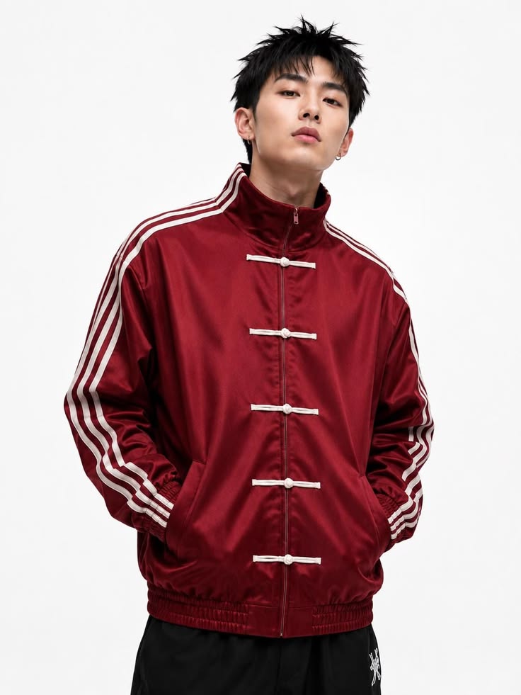 VANZI-MAROON CNY JACKET