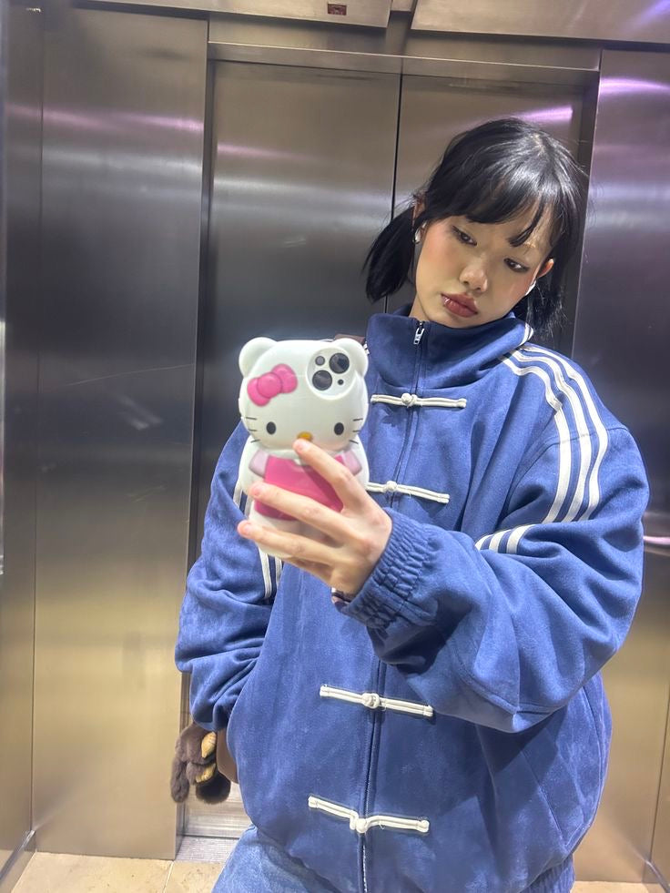 VANZI — BLUE CNY JACKET