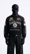 Jack Daniel’s Old No.7 DTF Print Racing Jacket – Black Edition