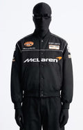 VANZI Apex Racing Bomber Mclaren black Jacket.