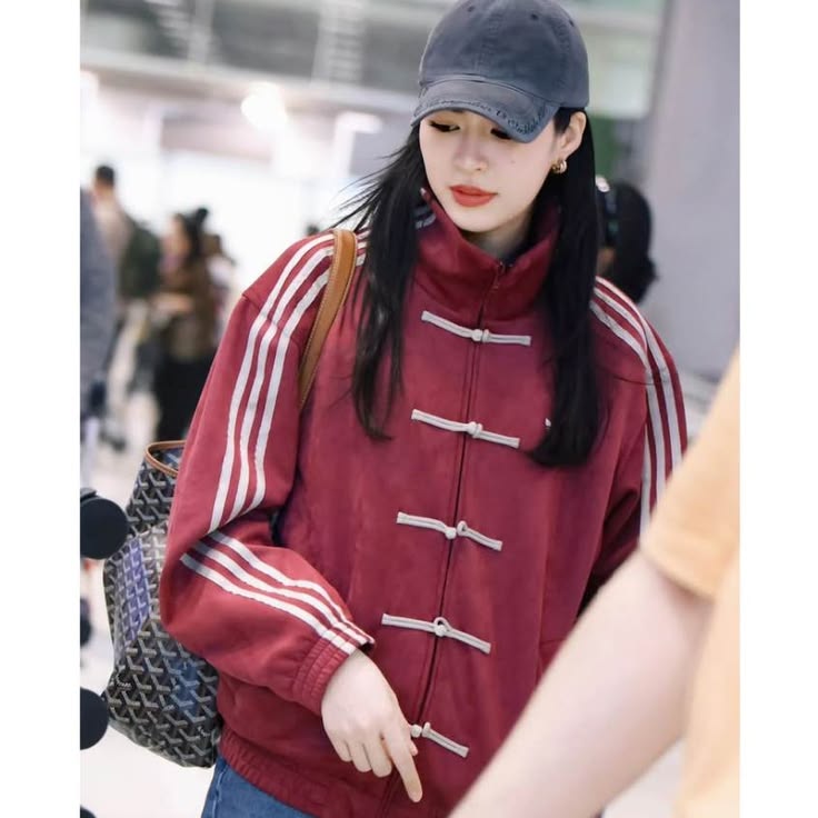 VANZI-MAROON CNY JACKET